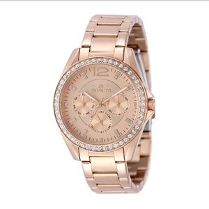 NWT Invicta Angel Unisex Watch - 38mm, Rose Gold (50111)